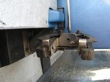 Wheel chair and passenger securement, u-clamp open position sample 1